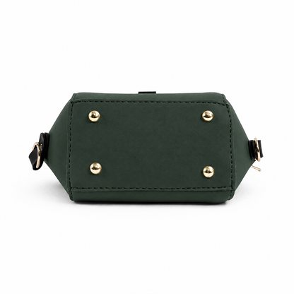Mini Flap Crossbody Bag Green