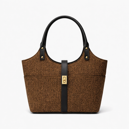 Mira Canvas Bag brown & black