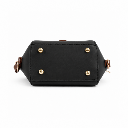 Mini Flap Crossbody Bag Black