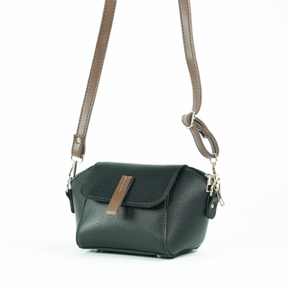 Mini Flap Crossbody Bag Black