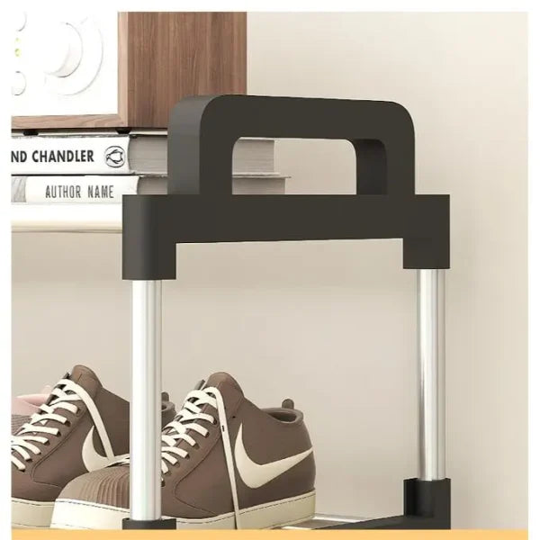 Stackable Tier Shoe Rack with Side Support – Indoor & Outdoor Free-Standing Storage