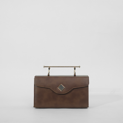 Elegant Box bag Brown