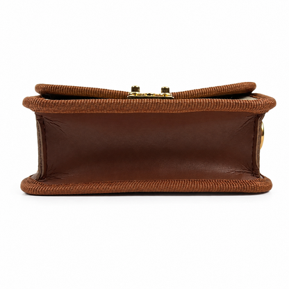 Mini Canvas CrossBody Bag Beige