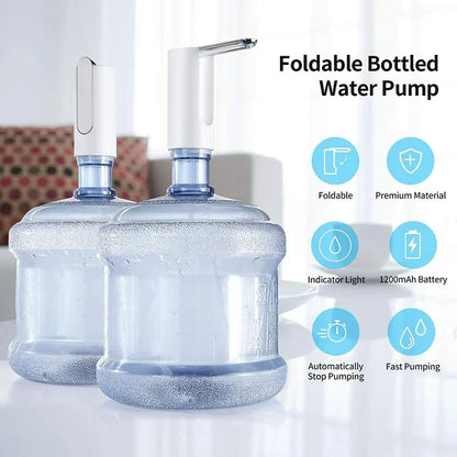 Water Bottle Pump, USB Charging Automatic Drinking Water Pump