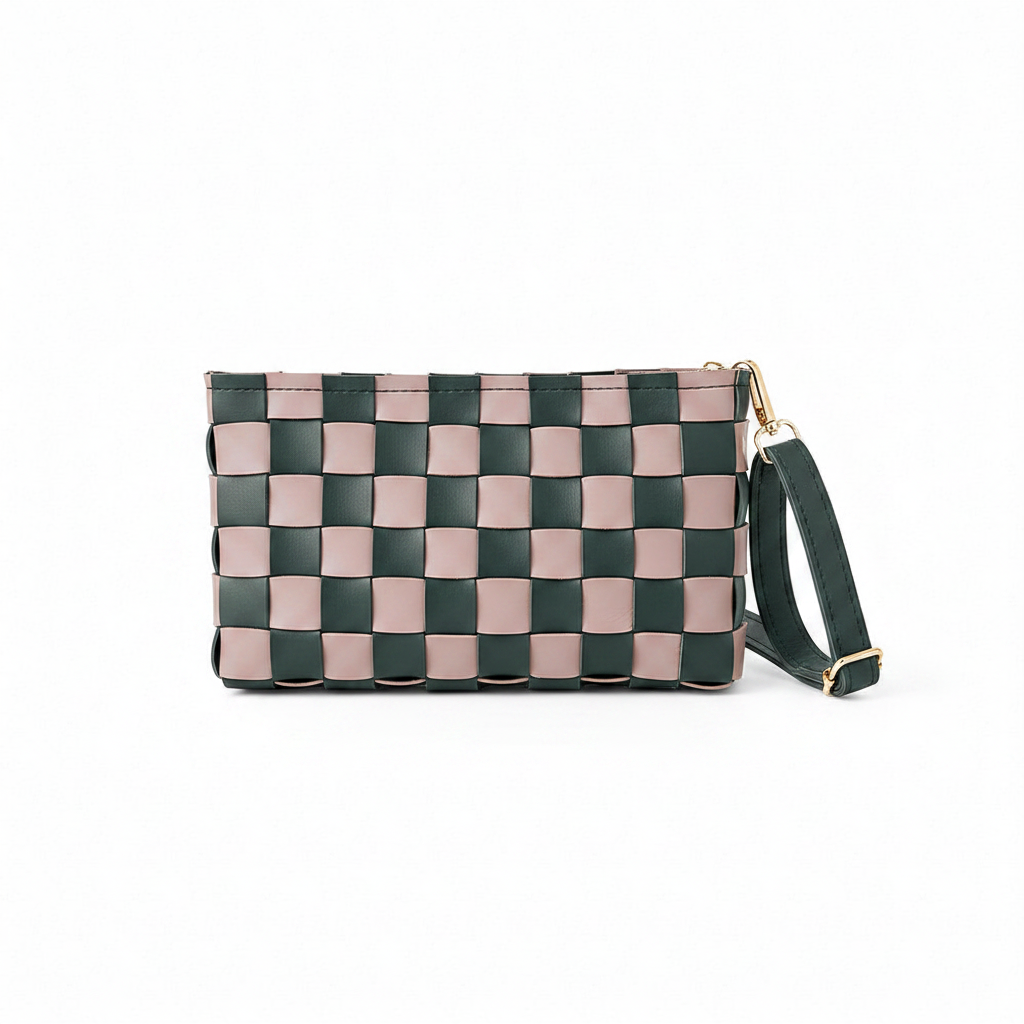 Cot Bag (Peach & Green)
