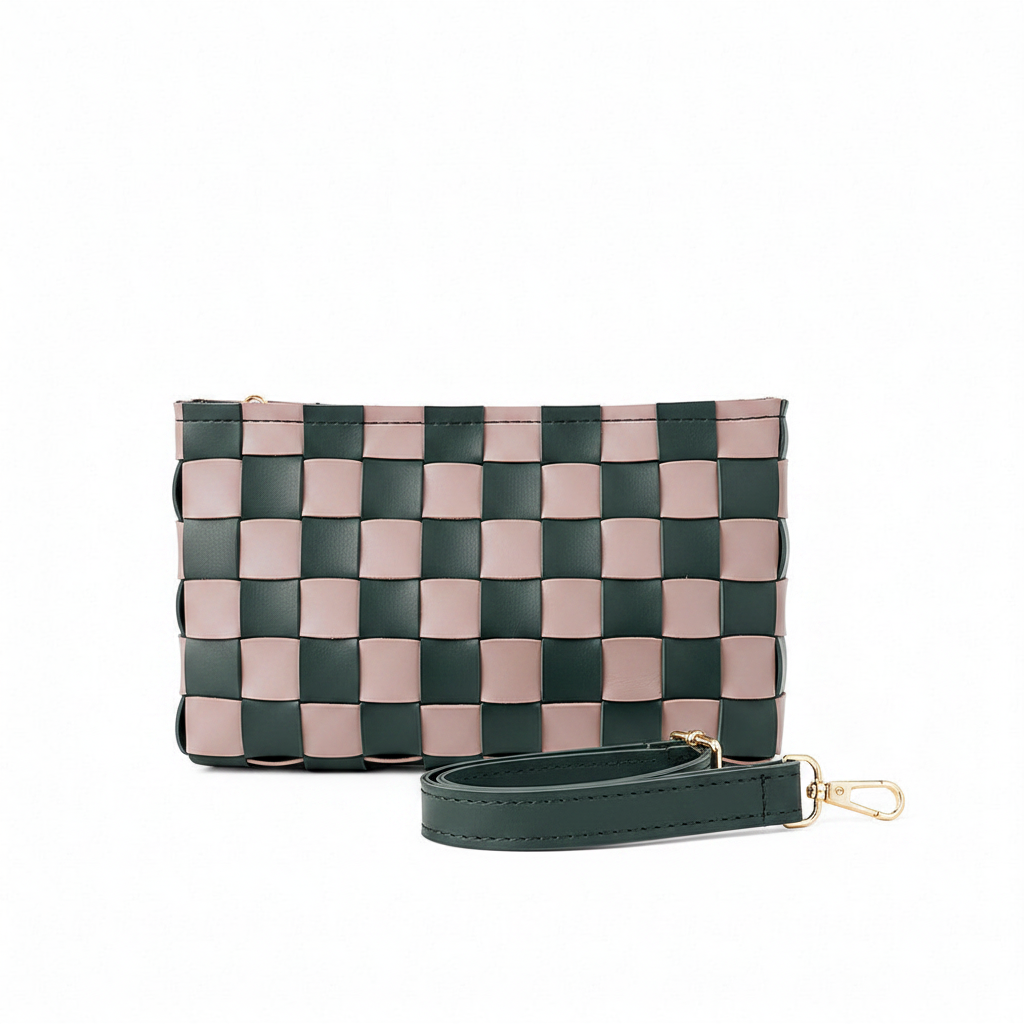 Cot Bag (Peach & Green)